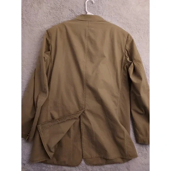 LL Bean Blazer Mens 44 TALL Chore Coat Barn Green Safari Hunting